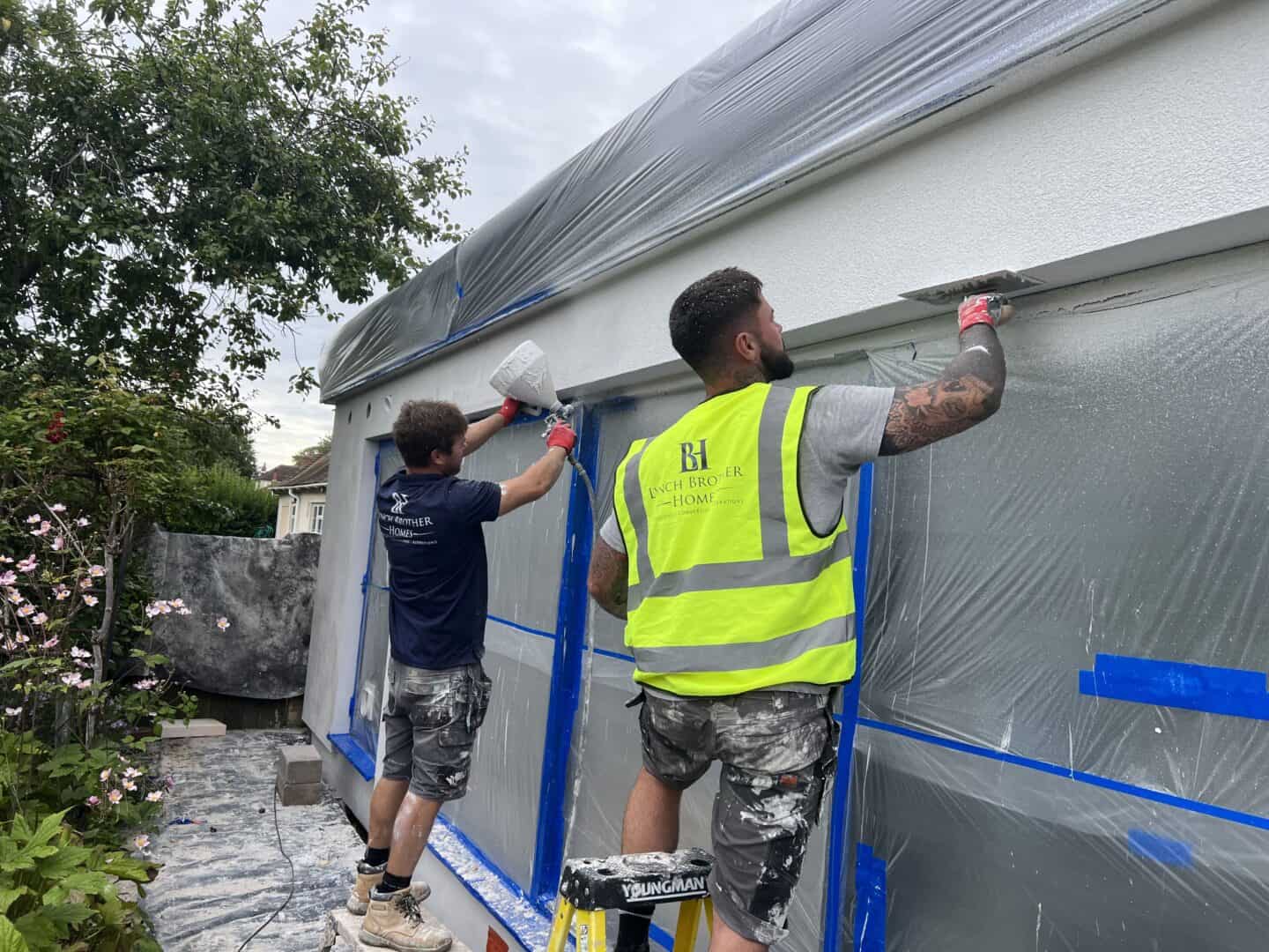 Spray Render Specialists In Goring | J & H Lynch | Silicone Based ...